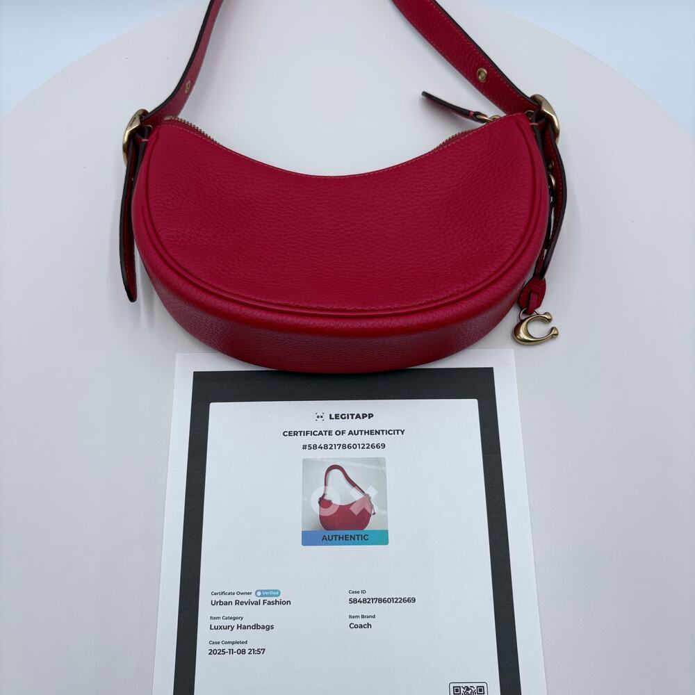 Coach Signature Hobo Shoulder Bag , Authenticated Pre-Owned Luxury - Picture 2 of 9